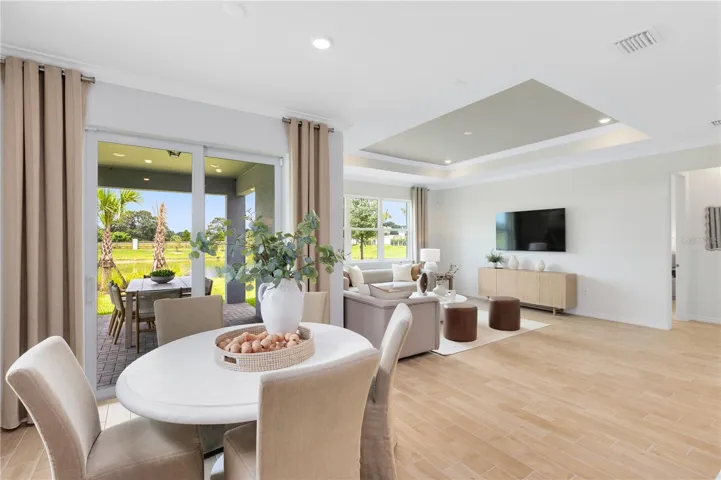 Model Home Design Only. Pictures and furnishings are for illustrative purposes only. Elevations, colors and options may vary. Furniture is for model home staging only.