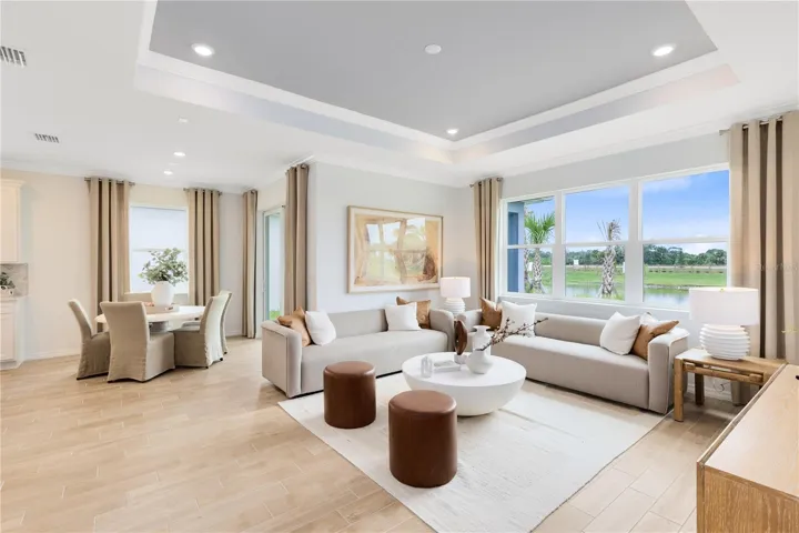 Model Home Design Only. Pictures and furnishings are for illustrative purposes only. Elevations, colors and options may vary. Furniture is for model home staging only.