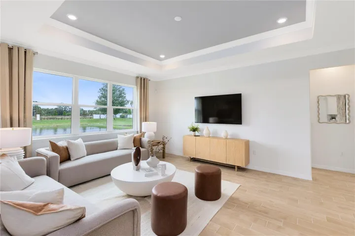 Model Home Design Only. Pictures and furnishings are for illustrative purposes only. Elevations, colors and options may vary. Furniture is for model home staging only.