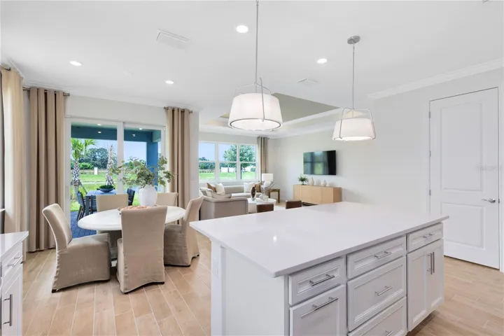 Model Home Design Only. Pictures and furnishings are for illustrative purposes only. Elevations, colors and options may vary. Furniture is for model home staging only.