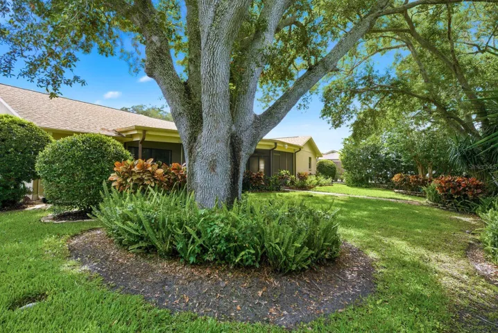 Lush landscaping on 1/2 of an acre!