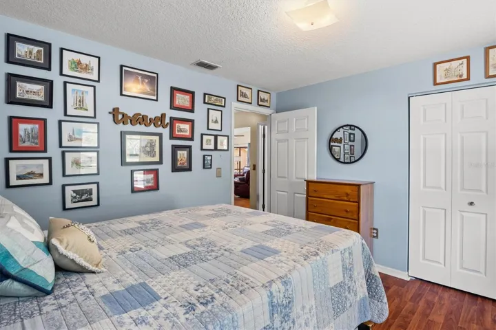 Bedroom 3 in hallway, built in closet