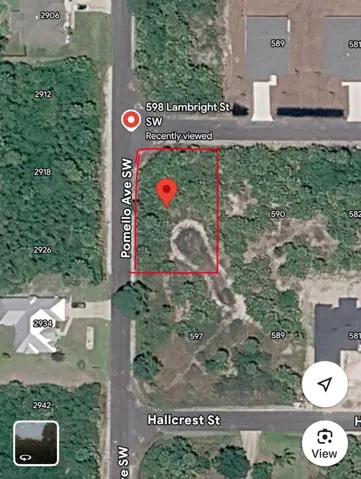 Approximate lot boundaries in red shown for illustration purposes only. Buyer to verify dimensions and boundaries.