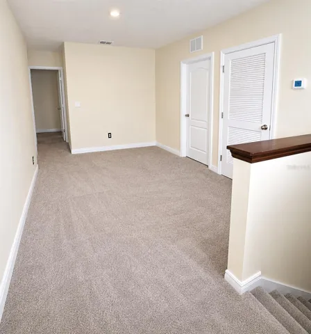 upstairs den