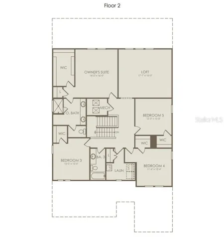 Floor Plan - Floor Two