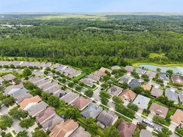 Aerial view of surrounding area by home