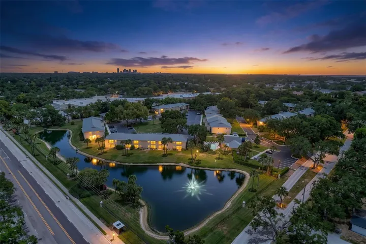Community at night