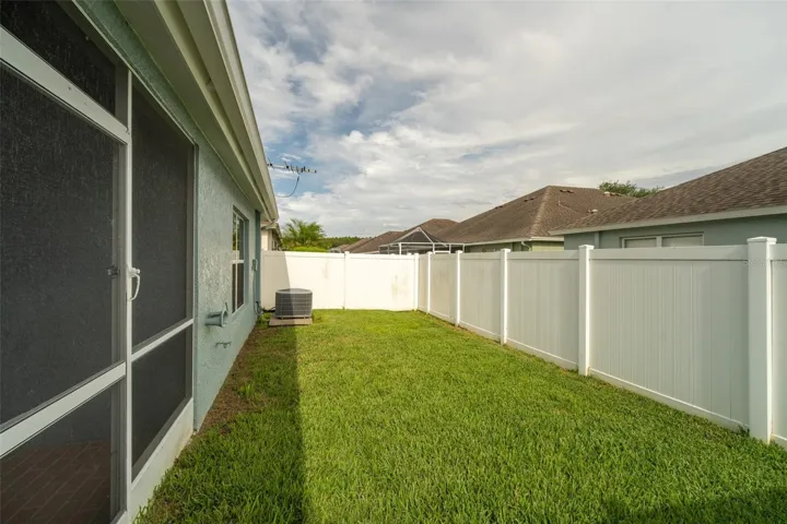 Fully Fenced rear yard