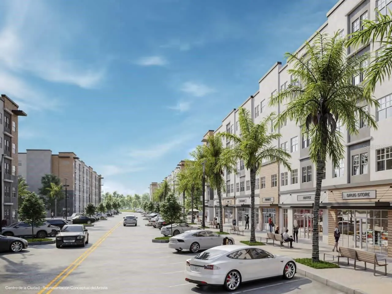 Rendering of project completion