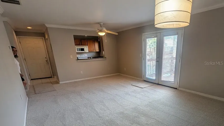 Living Room looking to kitchen