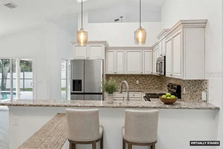 *Virtually Staged* breakfast bar for those work day mornings