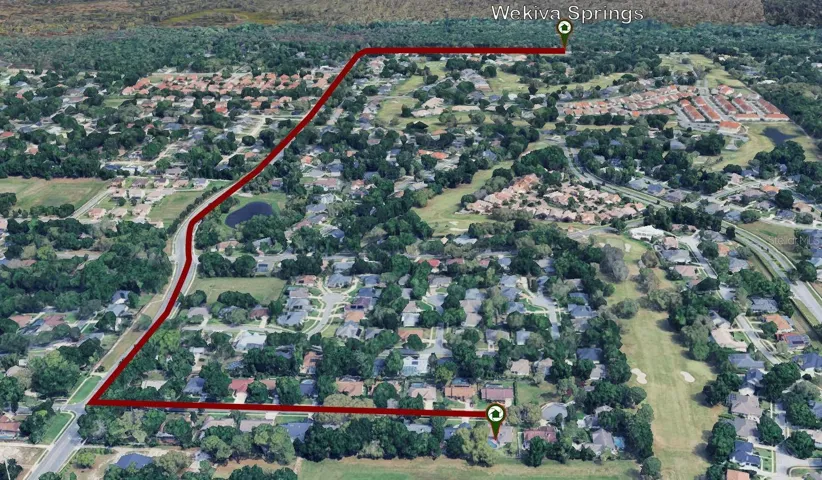 Route to Wekiva Springs State Park
