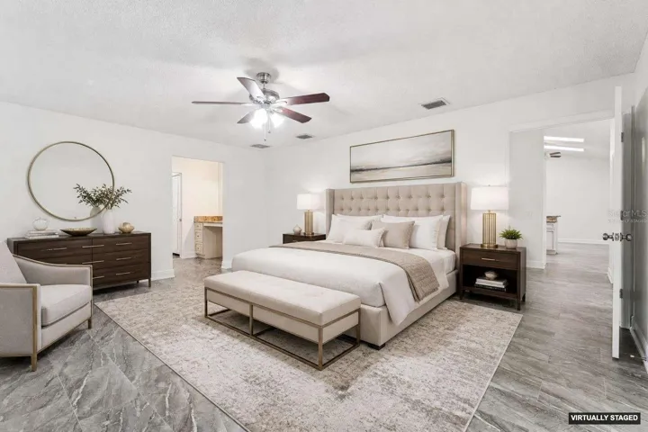 *Virtually Staged* Primary suite