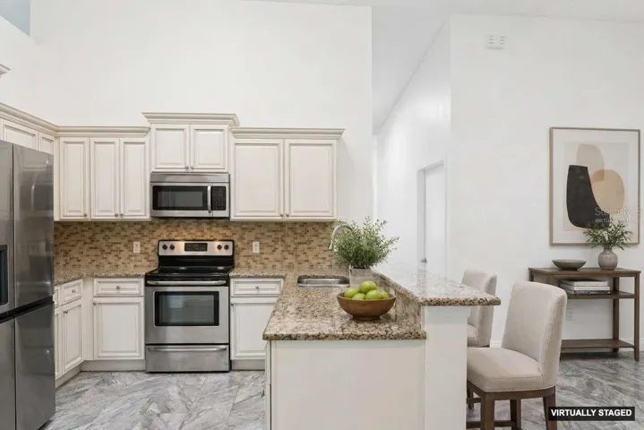 *Virtually Staged* Updated kitchen