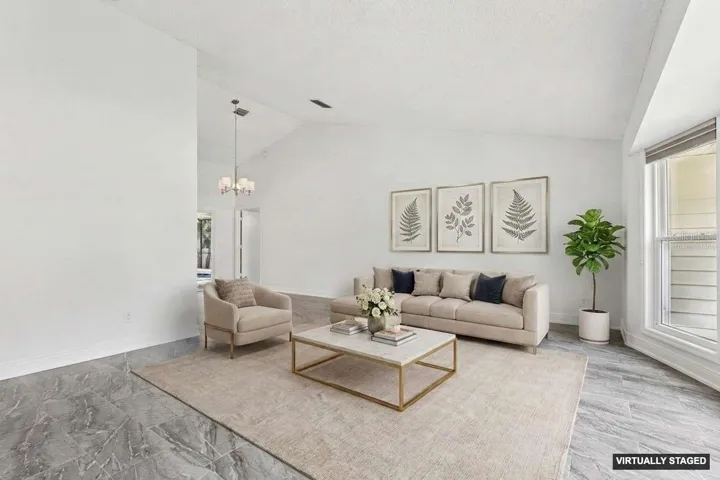 *Virtually Staged* Spacious &amp; bright formal living room