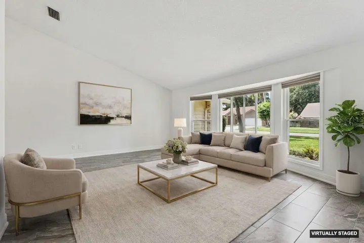 *Virtually Staged* Formal living room
