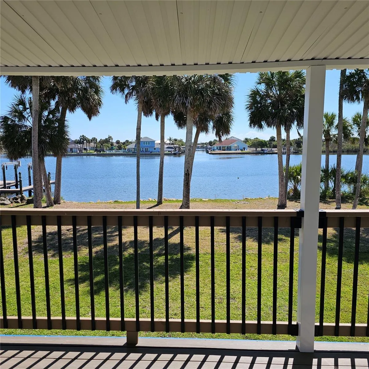 Views off the Covered deck of the river
