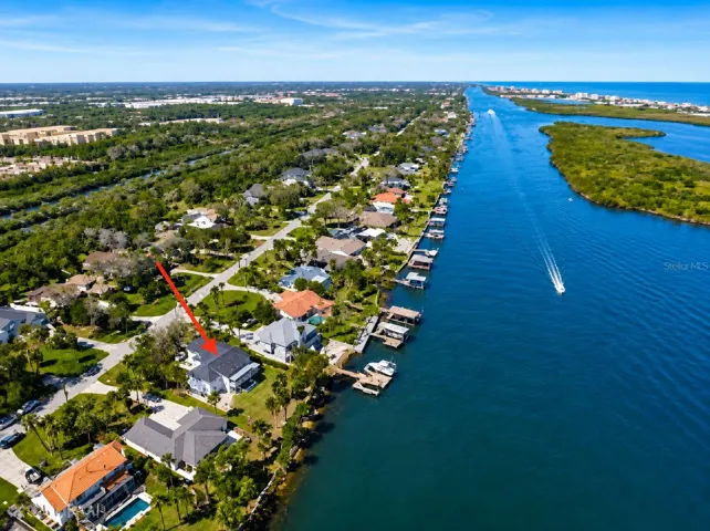 Another aerial view facing North