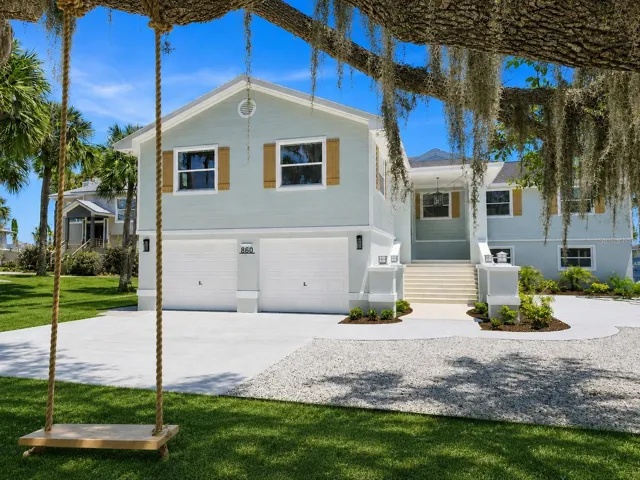 Front View of Home under the Oak tree