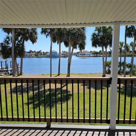 Views off the Covered deck of the river