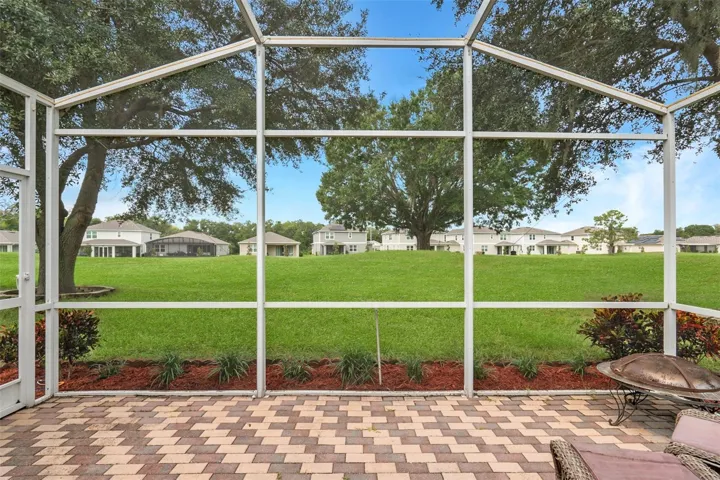 Screened patio