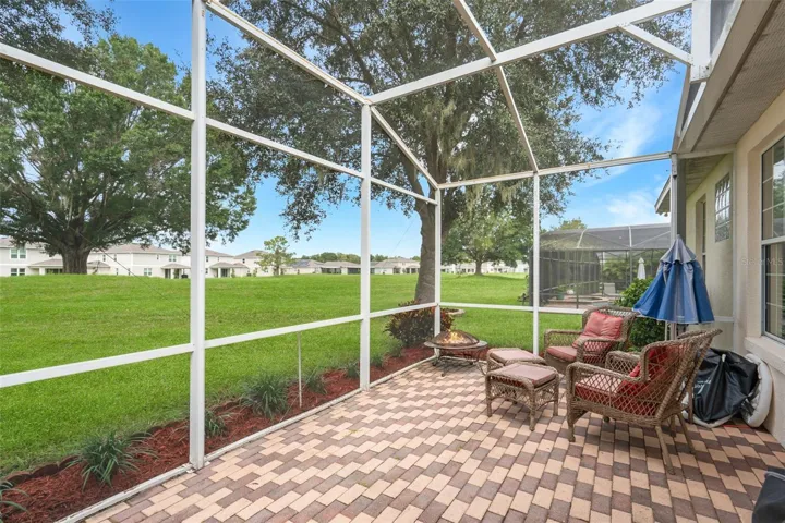 Screened patio