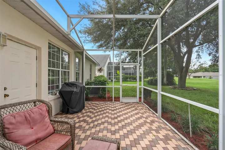 Screened patio