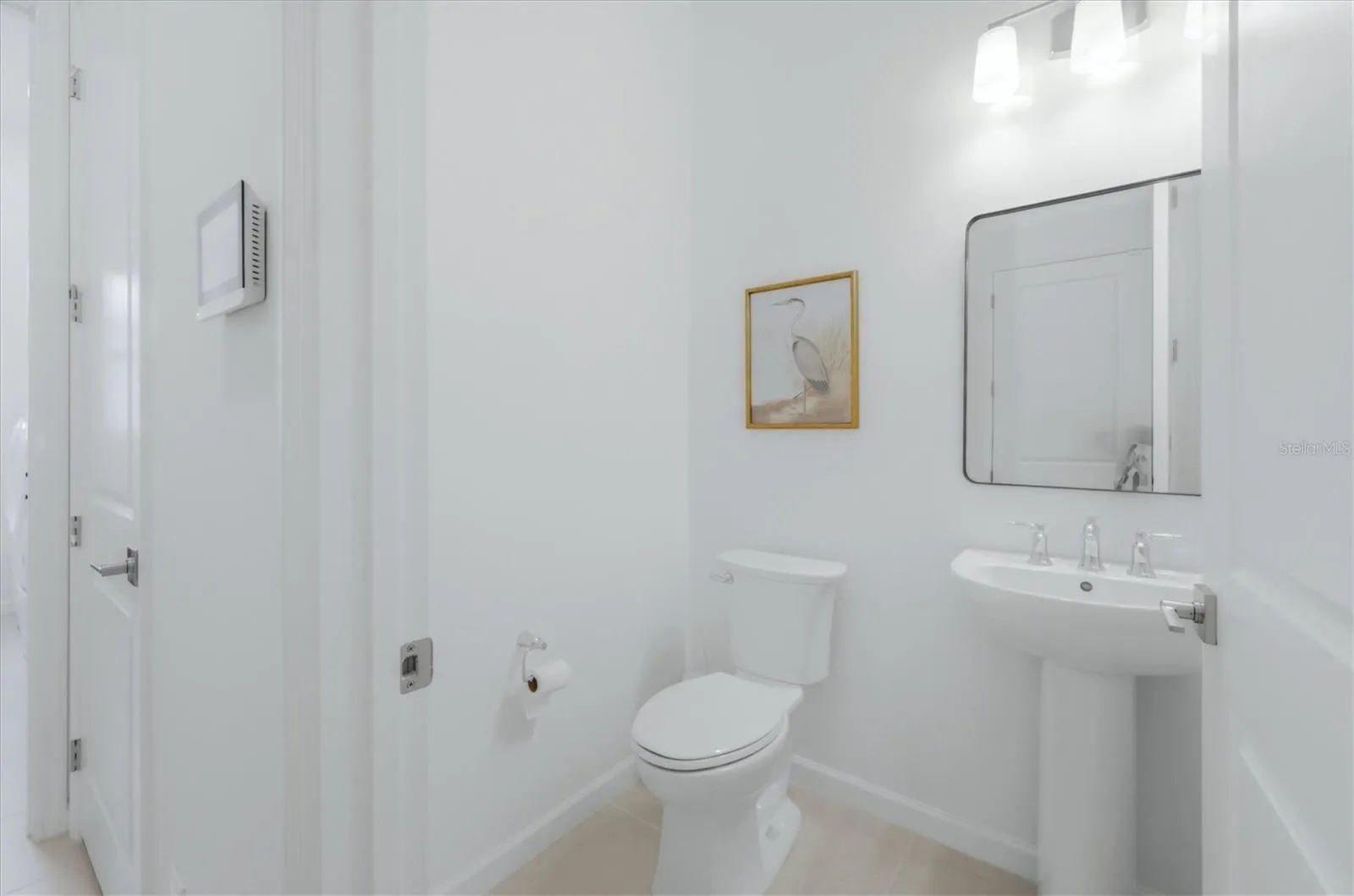 1/2 bath near garage/laundry