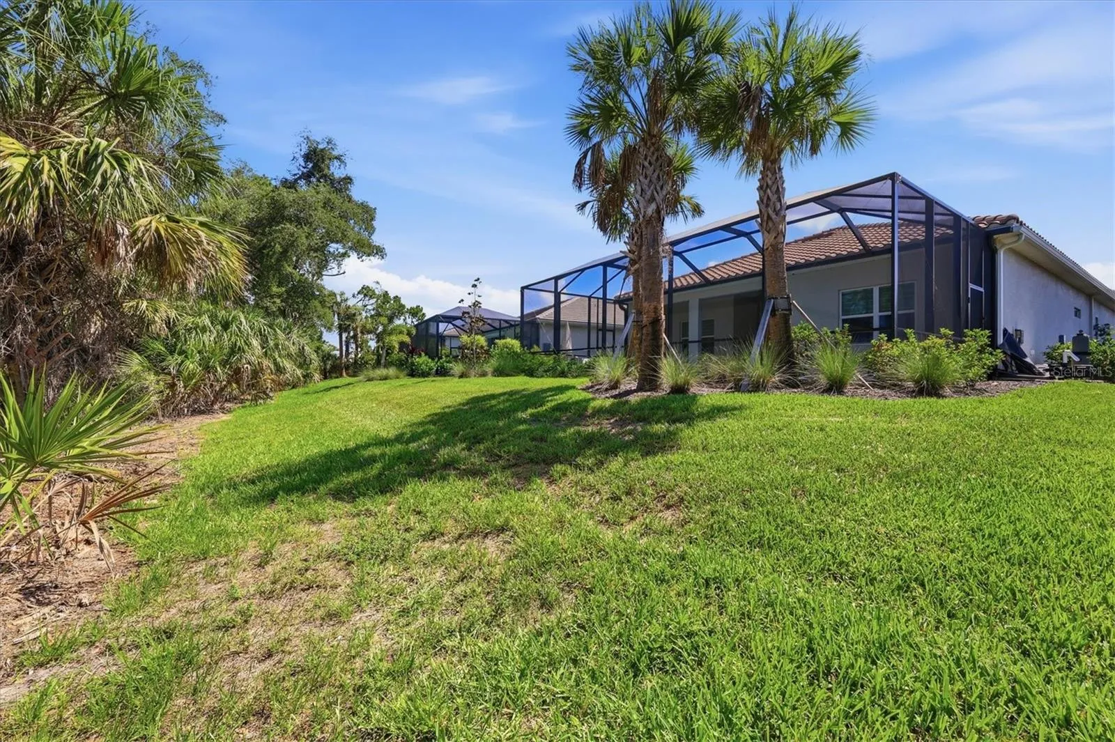 Back of property