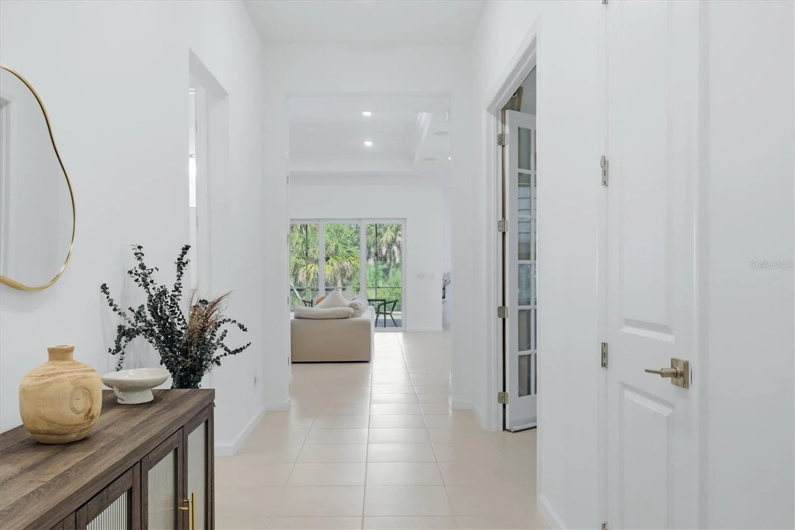 Front entry looking to living area