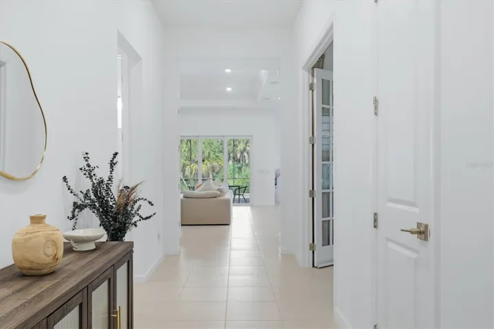 Front entry looking to living area