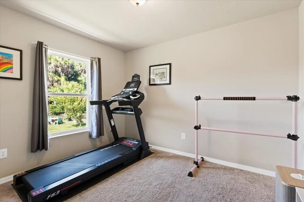 Downstairs 2nd Bedroom...Great for Multigenerational Living, Office, Workout Room or Den