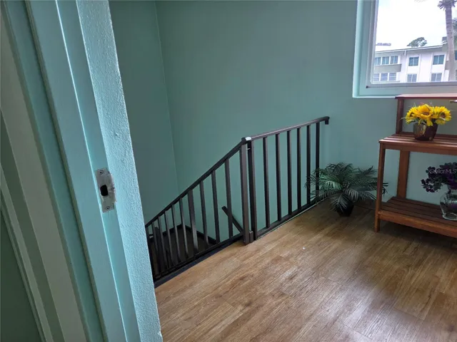 If you wish to make a quick exit, you are right by the stairway