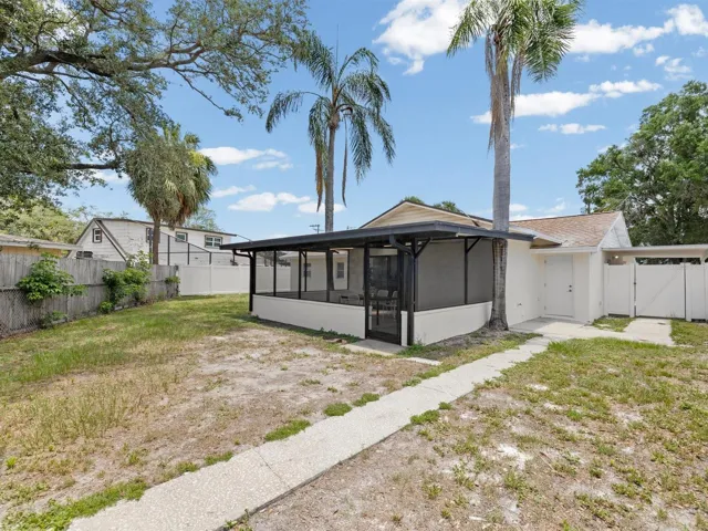 Fully fenced yard