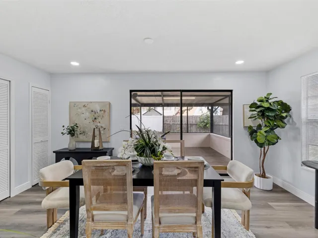 Large Dining Room just off the kitchen