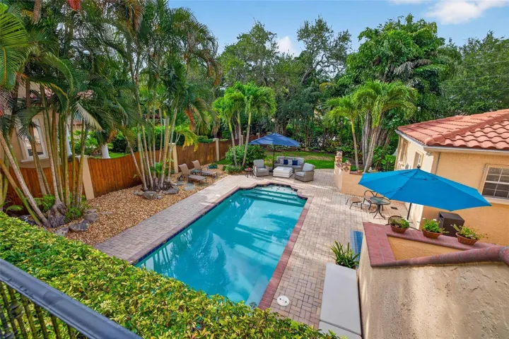 Pool View From Living Space