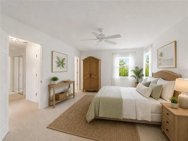 Primary Bedroom (virtually staged)