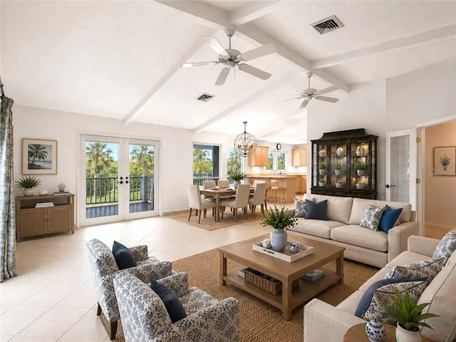 Virtually Staged Great Room