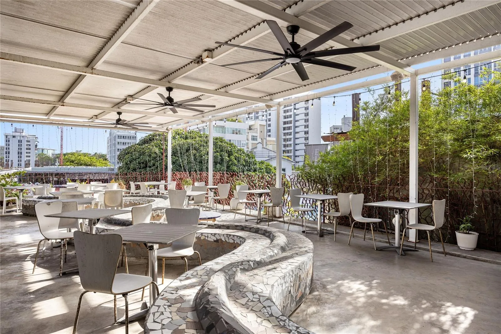 Covered Outdoor Terrace
