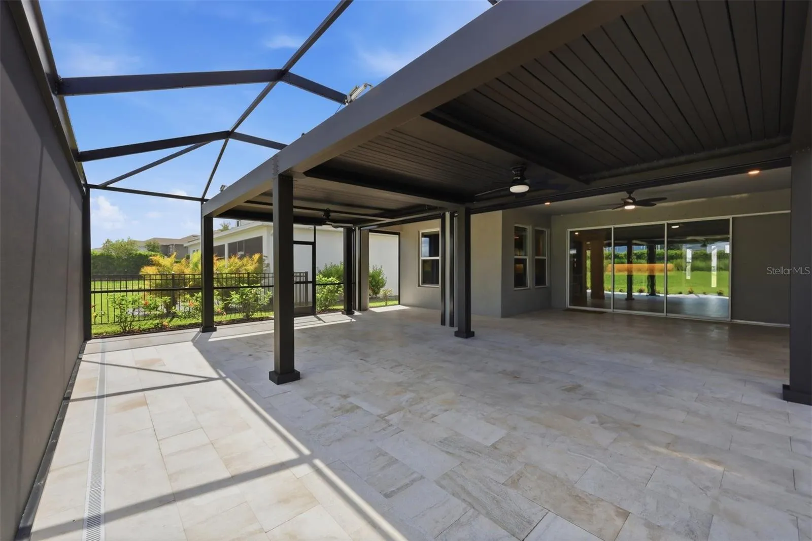 Rear Patio and Pergola
