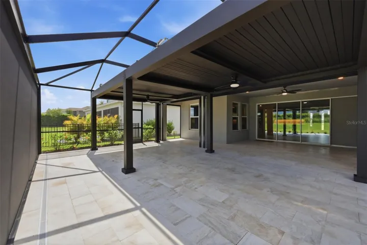 Rear Patio and Pergola