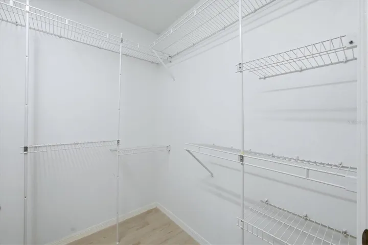 Large walk in closet