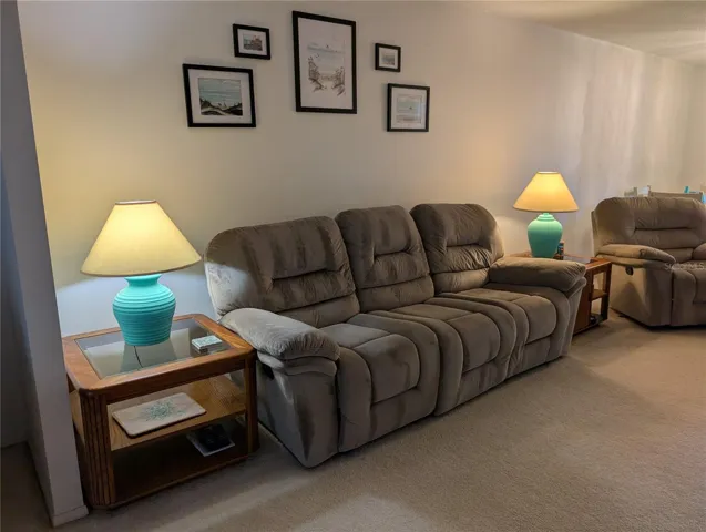 Living room with comfortable reclining seating