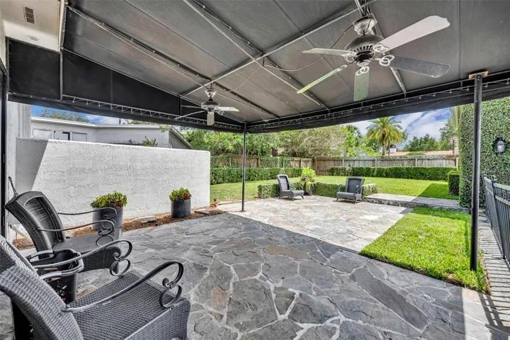 Covered patio
