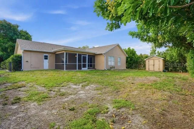 Fenced in Backyard