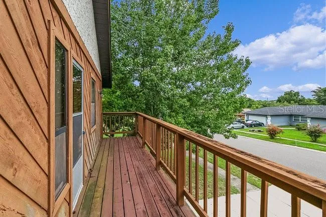 deck off the master bedroom