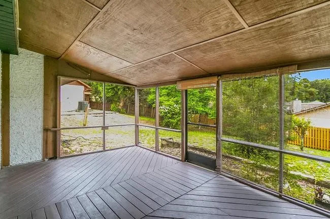 Patio off the kitchen