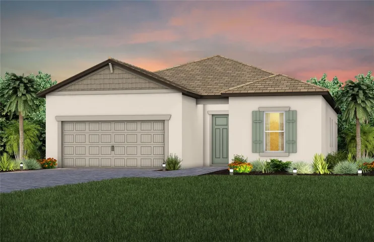 Exterior Rendering, Elevation C1