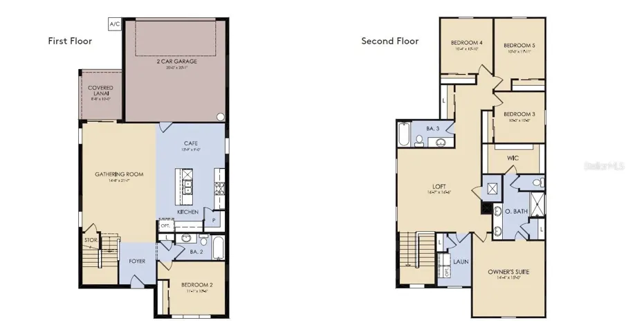 Floor Plan - Floor One and Two