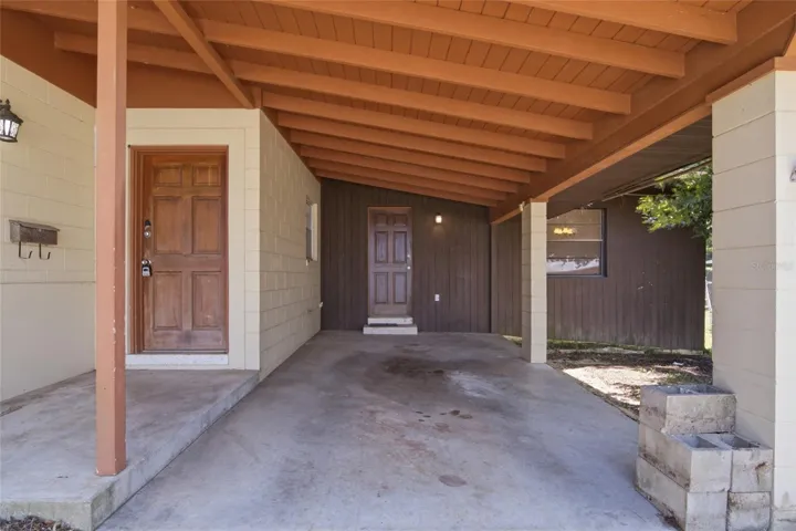 Two front entrances